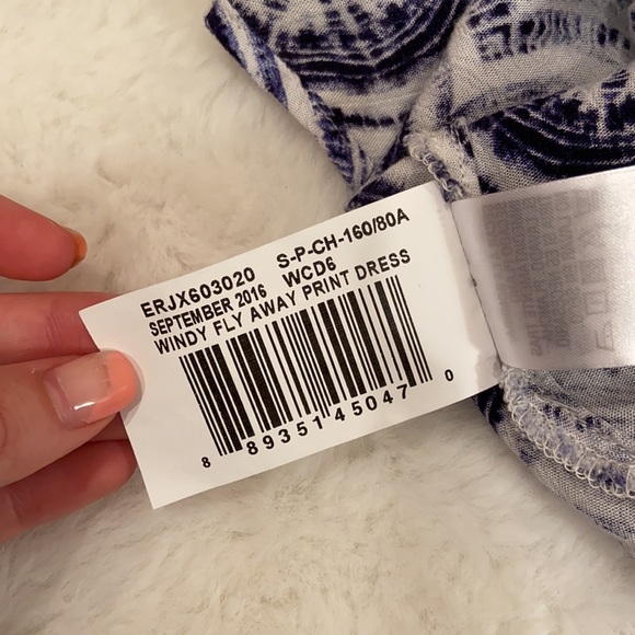 Roxy Windy Fly Away Print Dress Size Small - Picture 9 of 9